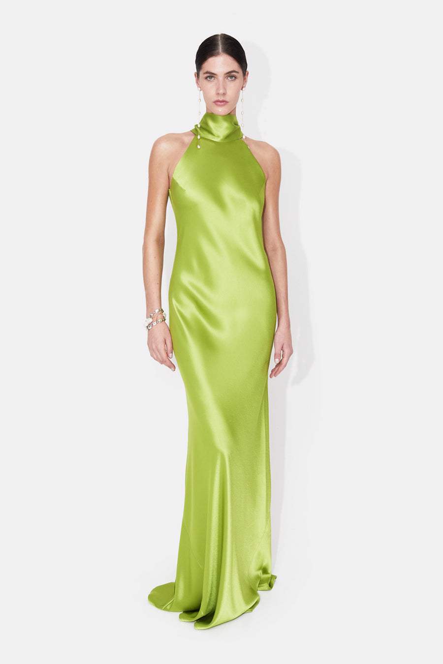 Sienna Dress - Limeleaf – Galvan