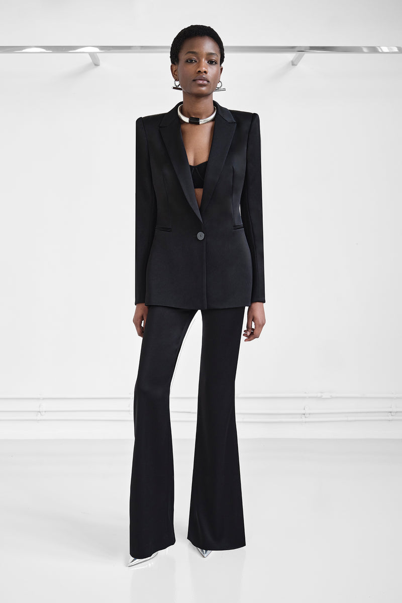 Sculpted Blazer - Black