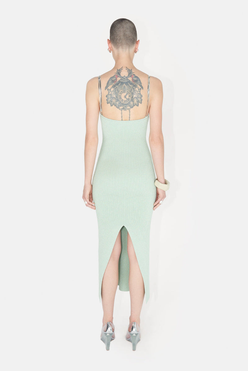 GALVANIZED OPHELIA DRESS - SEAGLASS