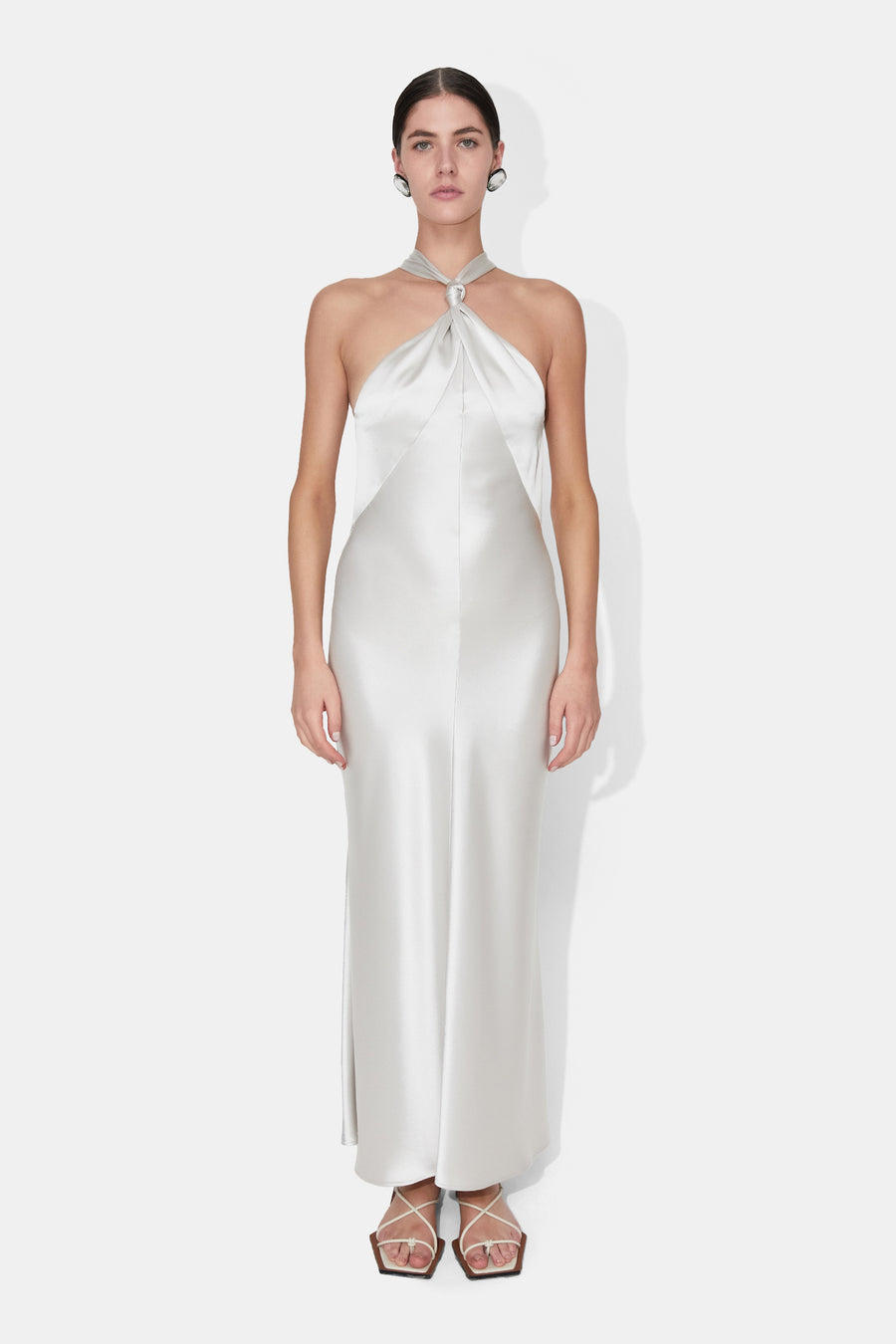 Santorini Dress - Platinum