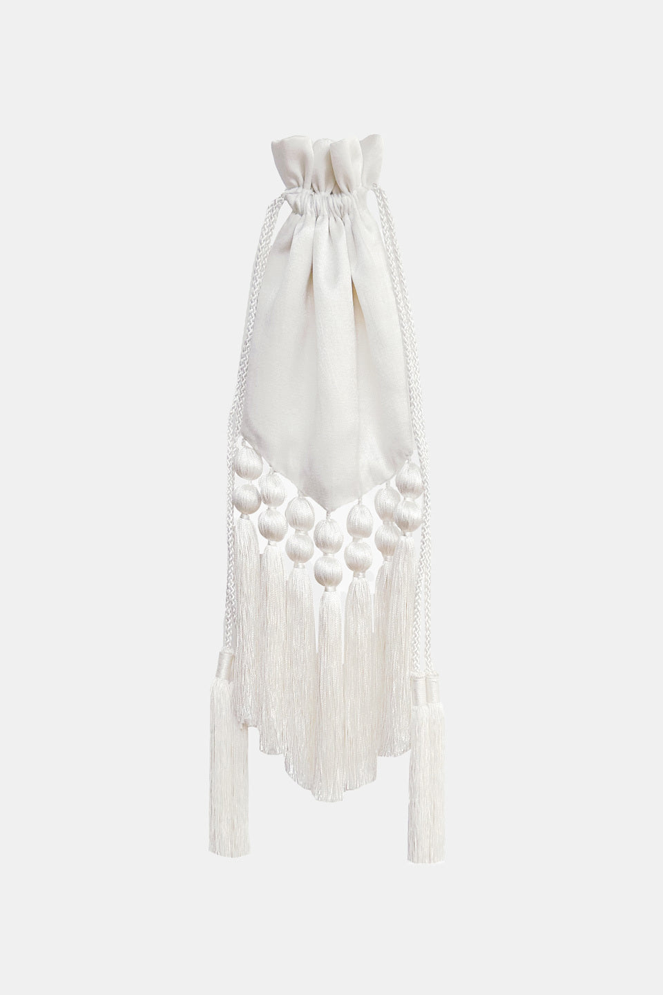 Club L London - Out On The Town, Mini-robe bandeau blanche a plumes