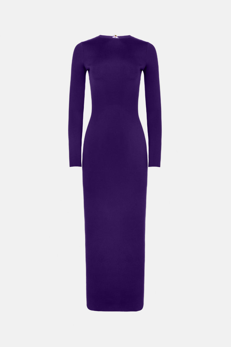 Globe Chain Vega Dress - Purple
