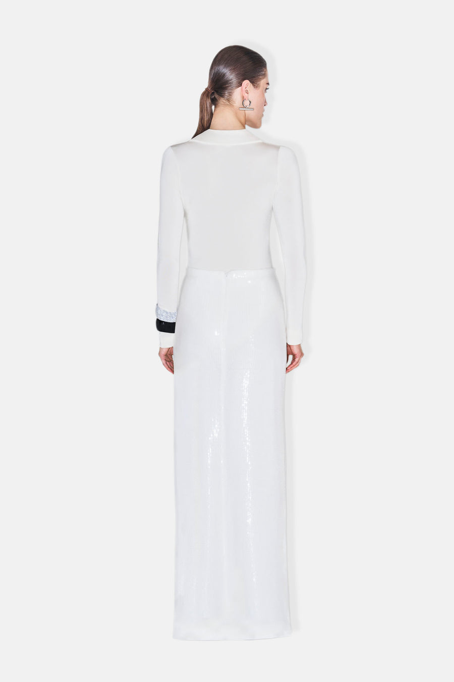 SASHA BALLET NECK BODY - WHITE