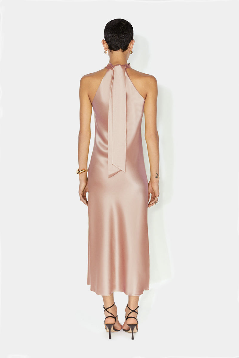 Cropped Sienna Dress - Nude