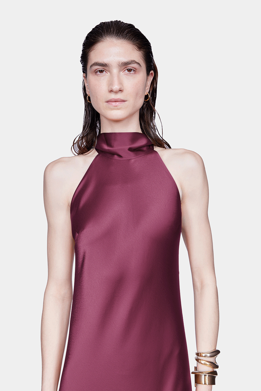 Sienna Dress - Burgundy