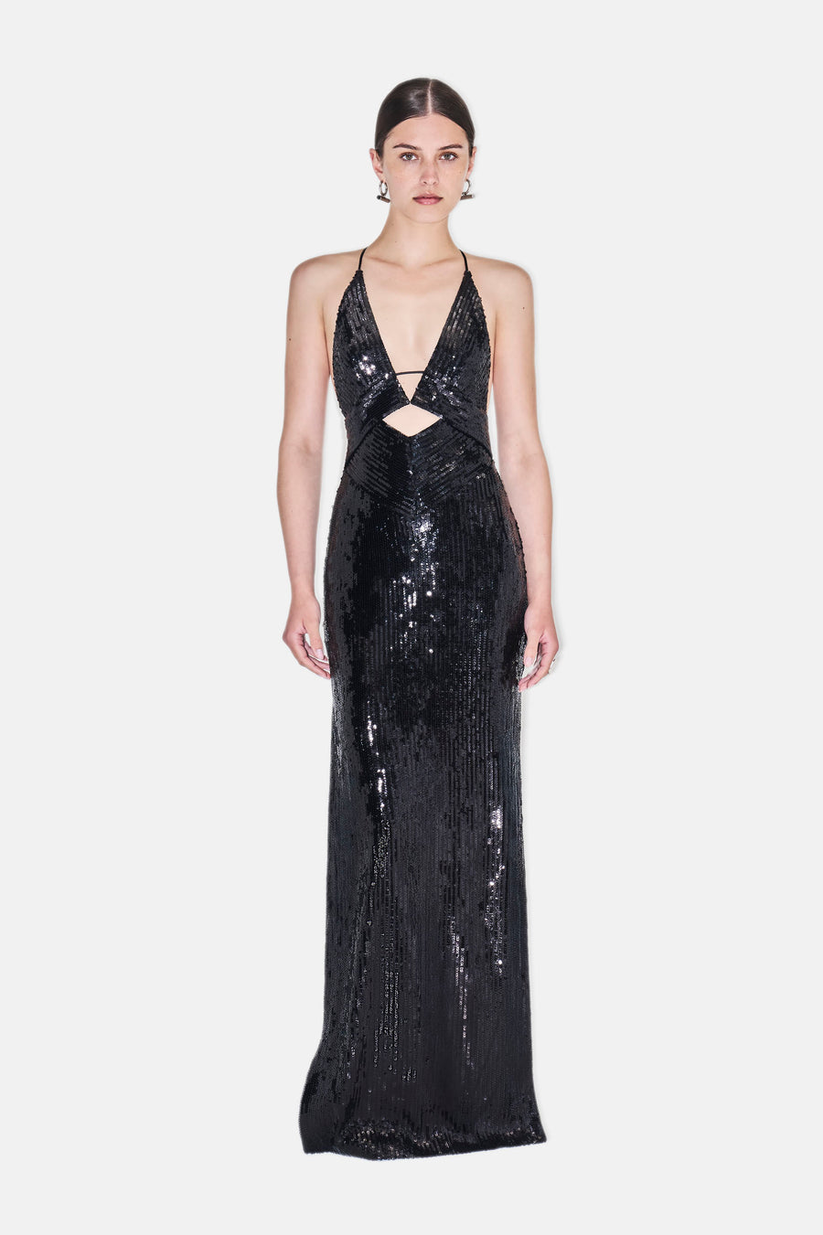 Galvanized Prism Dress - Black