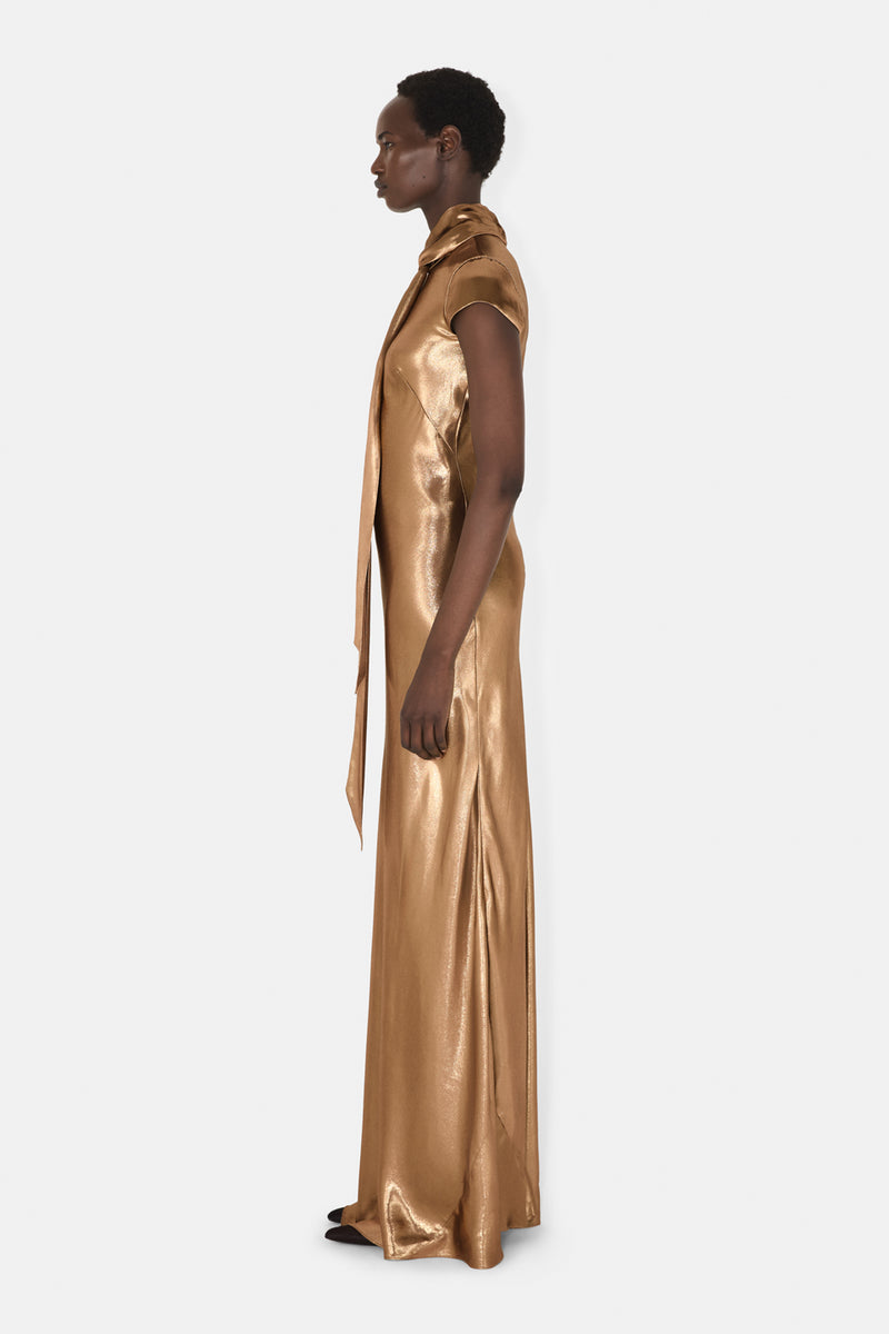 Solar Gaze Dress - Gold