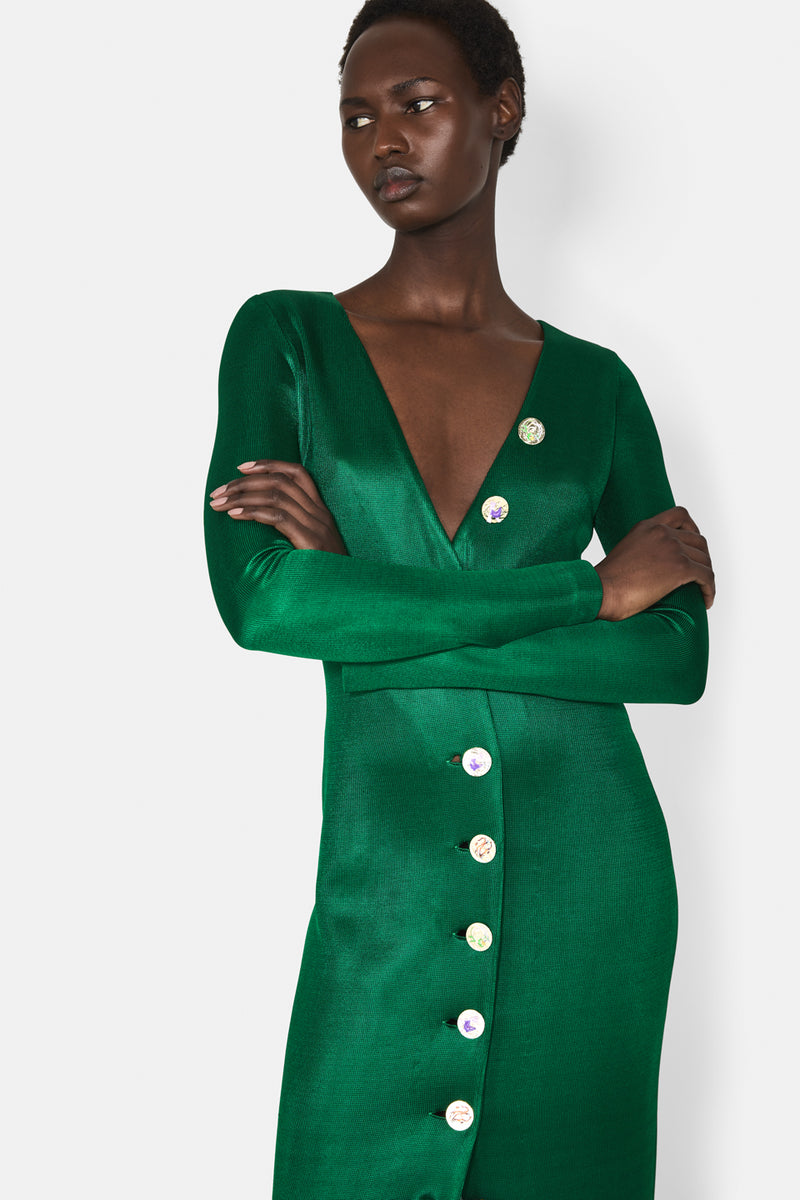 Turlington Dress - Emerald