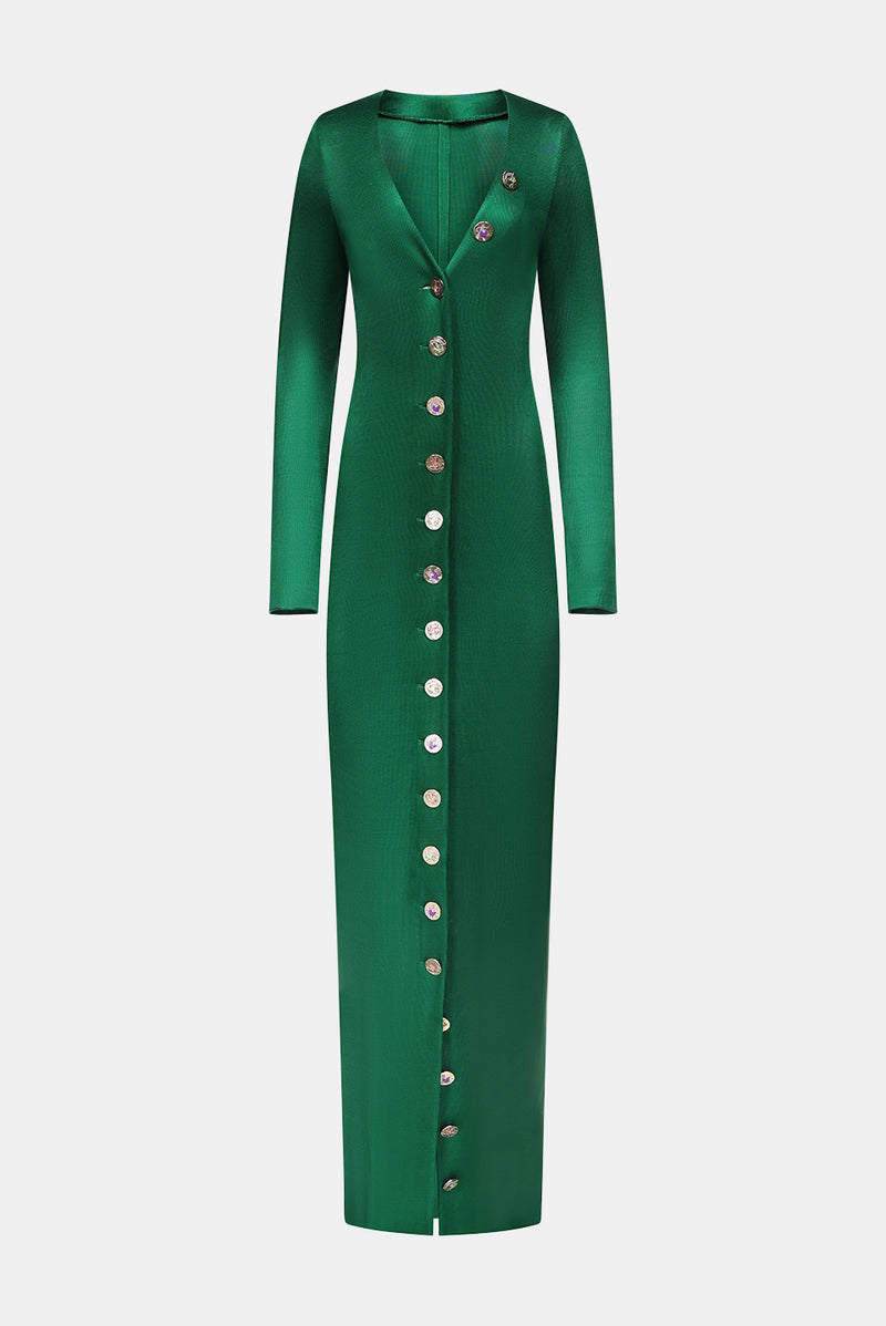 Turlington Dress - Emerald