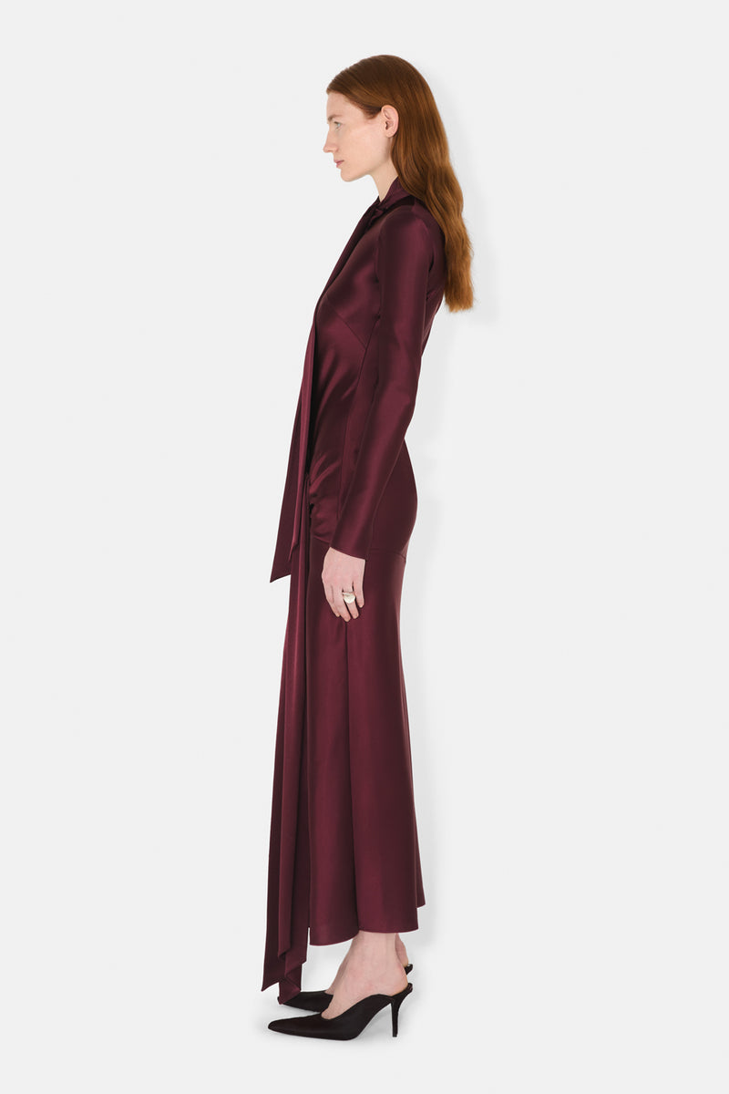 Emilie Dress - Oxblood