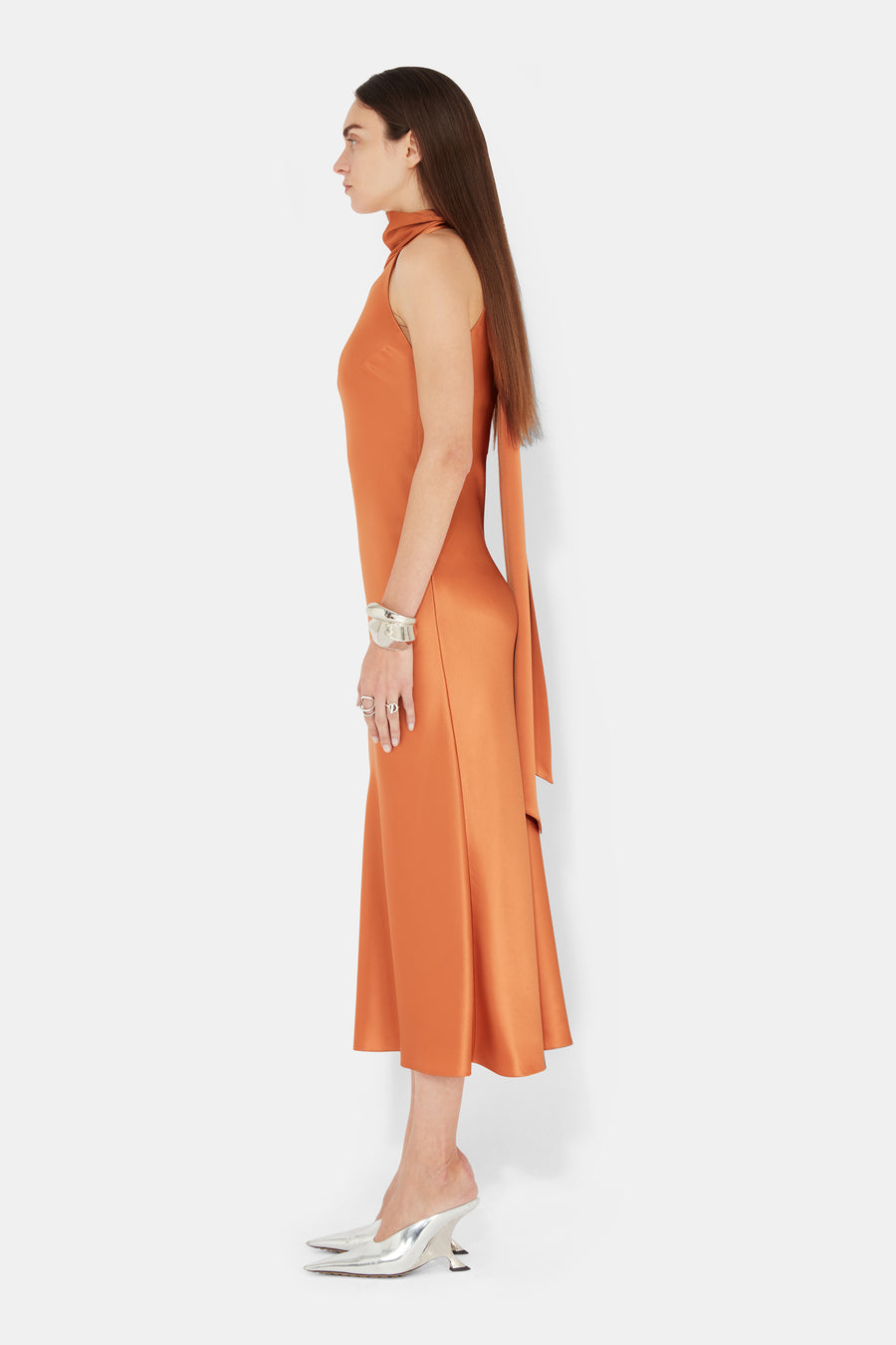 Cropped Sienna Dress - Papaya