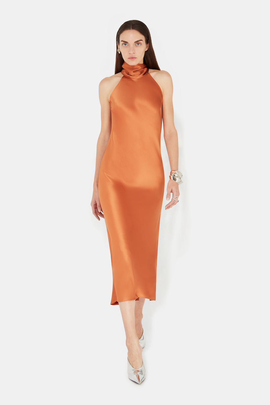 Cropped Sienna Dress - Papaya