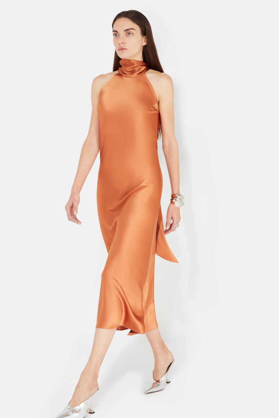 Cropped Sienna Dress - Papaya