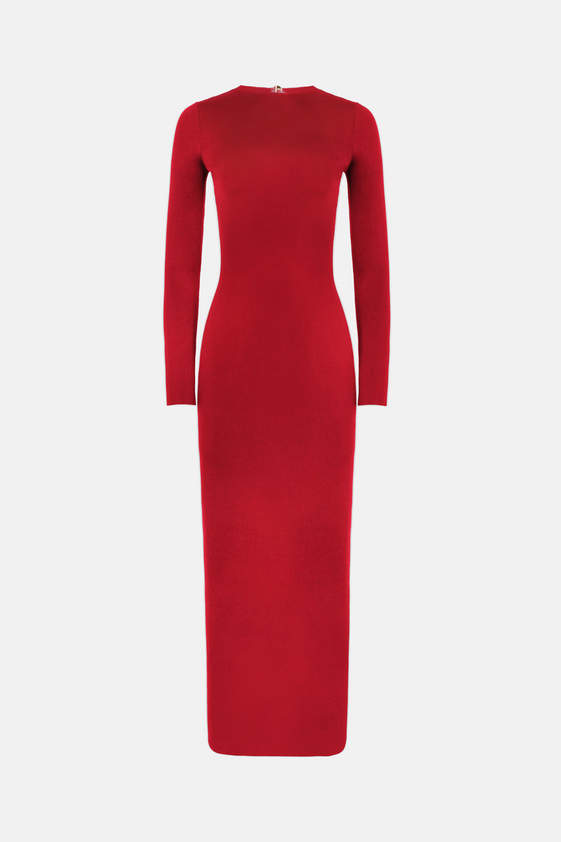 Globe Chain Vega Dress - Rouge Piaf