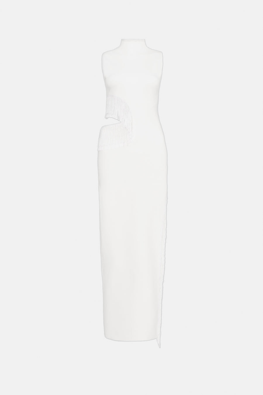 Beaded Nova Dress - White