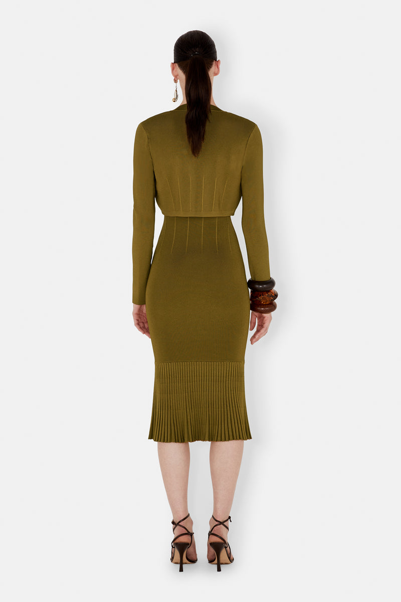 Atalanta Dress Short - Olive