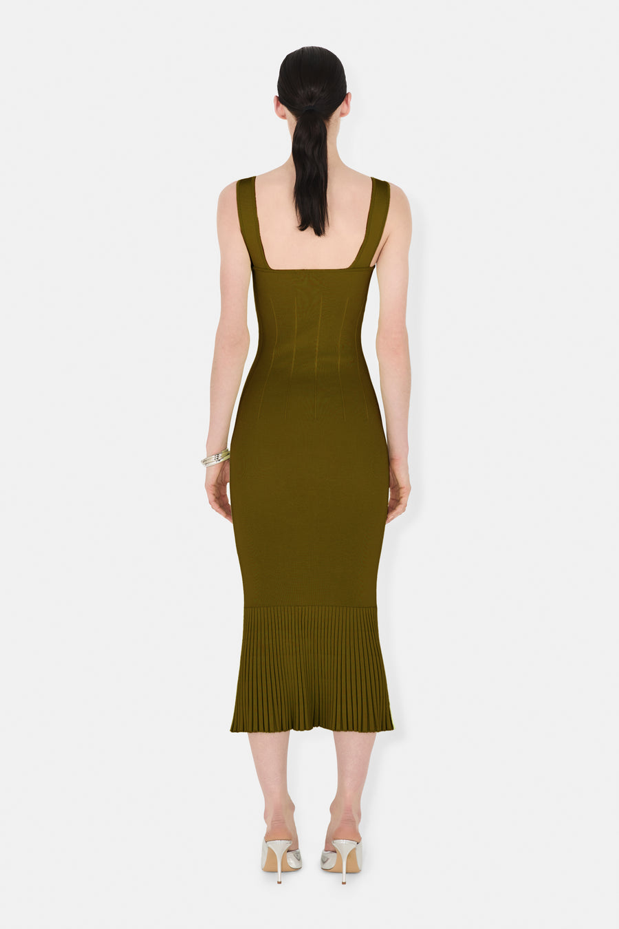 Atalanta Dress Short - Olive
