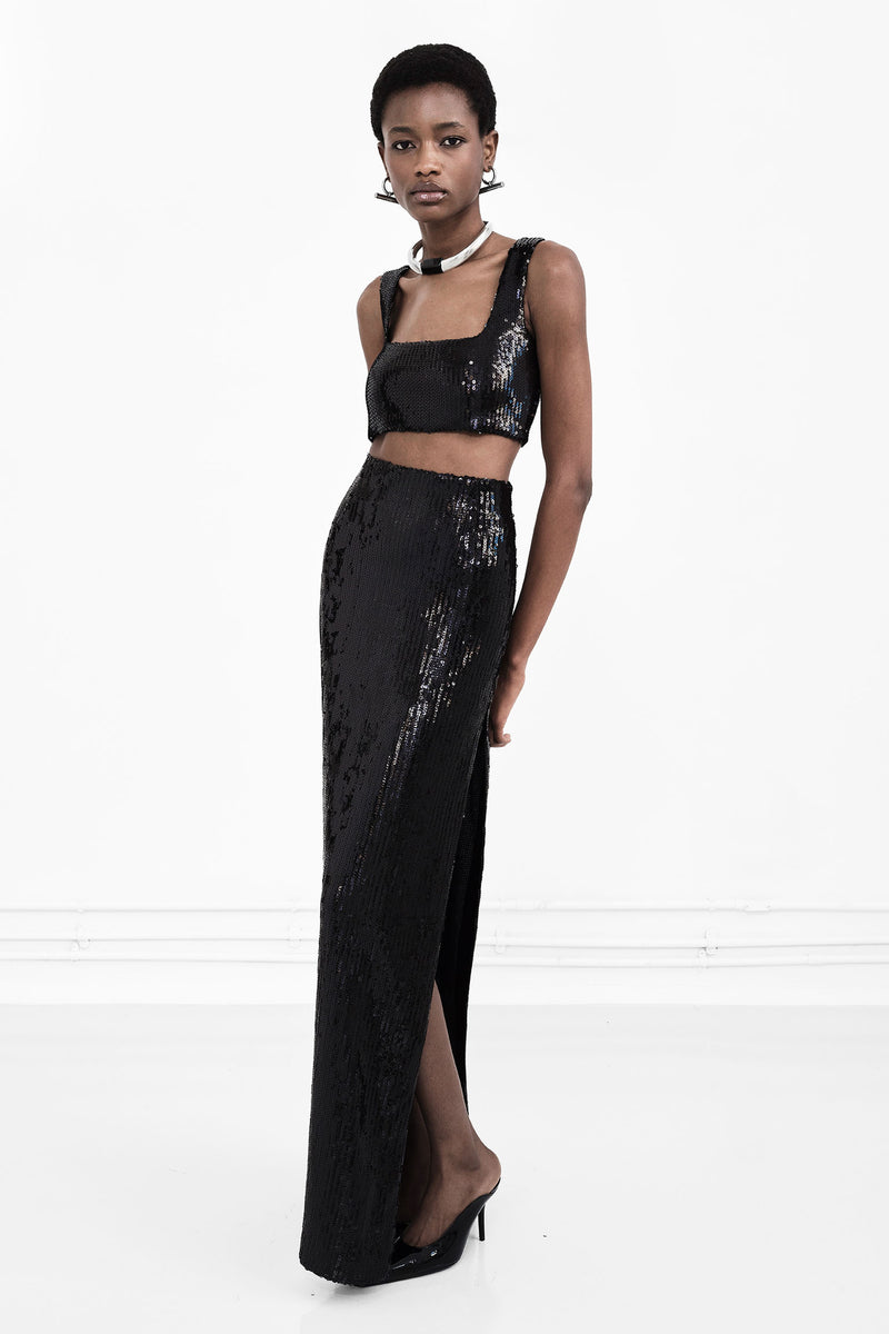 Beating Heart Skirt - Black