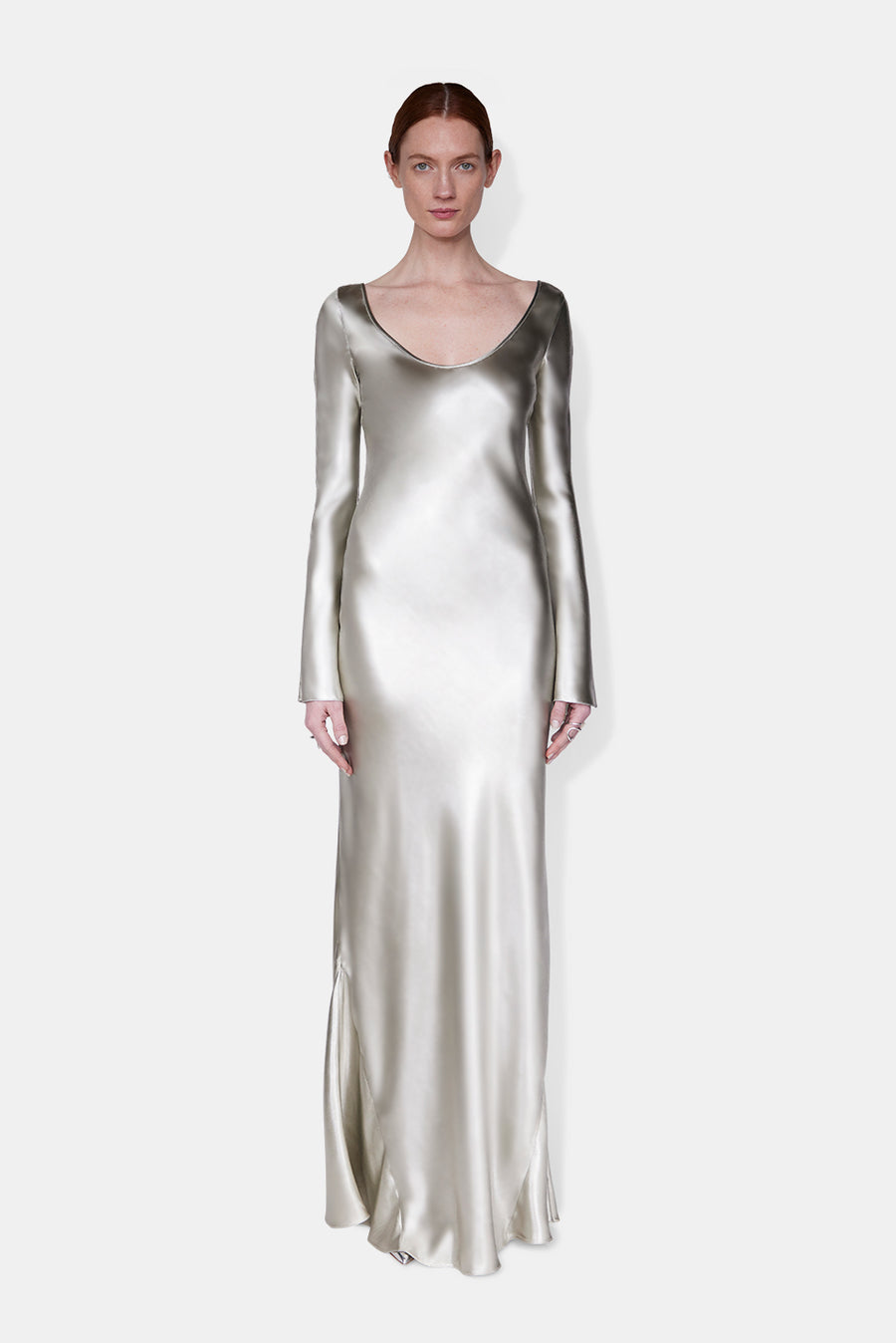Valleta Gown - Silver