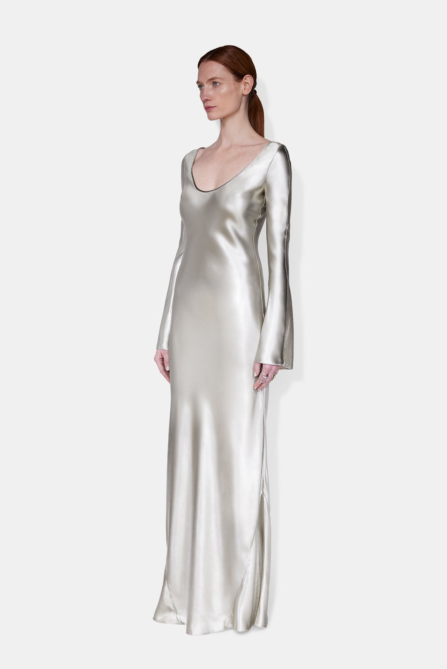 Valleta Gown - Silver