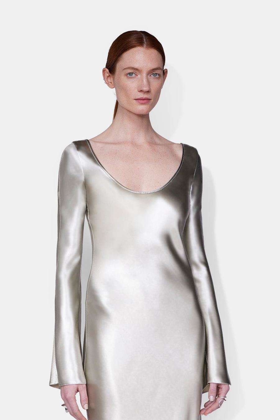 Valleta Gown - Silver