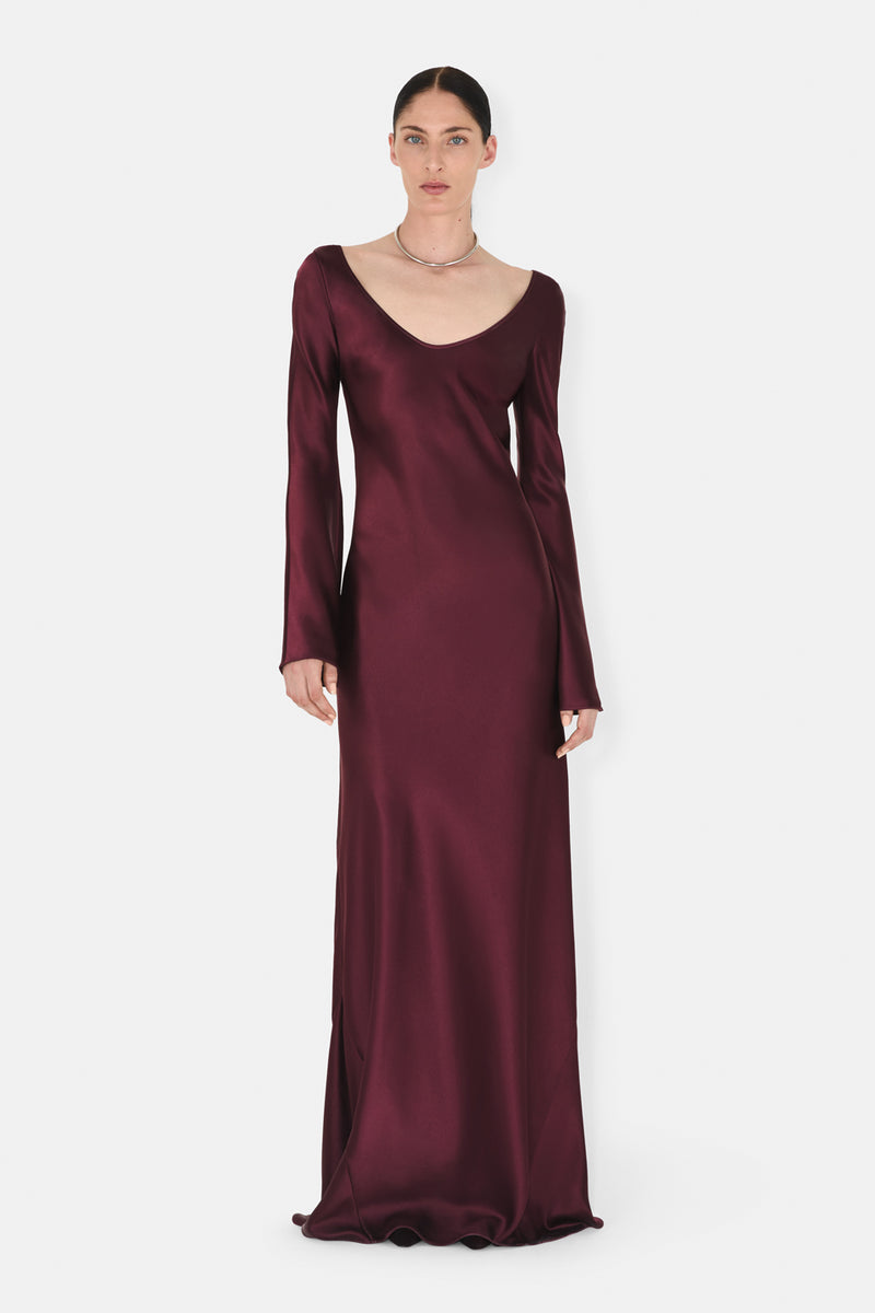 Valletta Gown - Oxblood