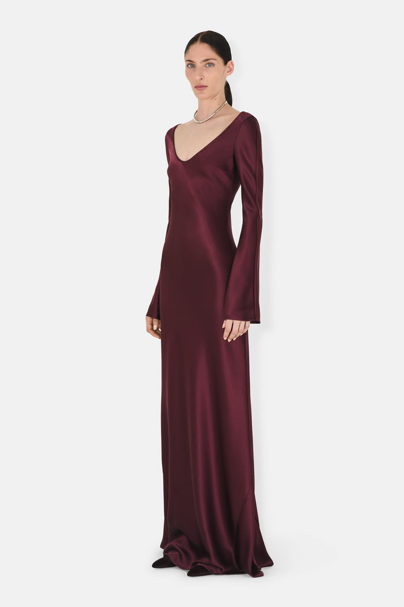 Valletta Gown - Oxblood