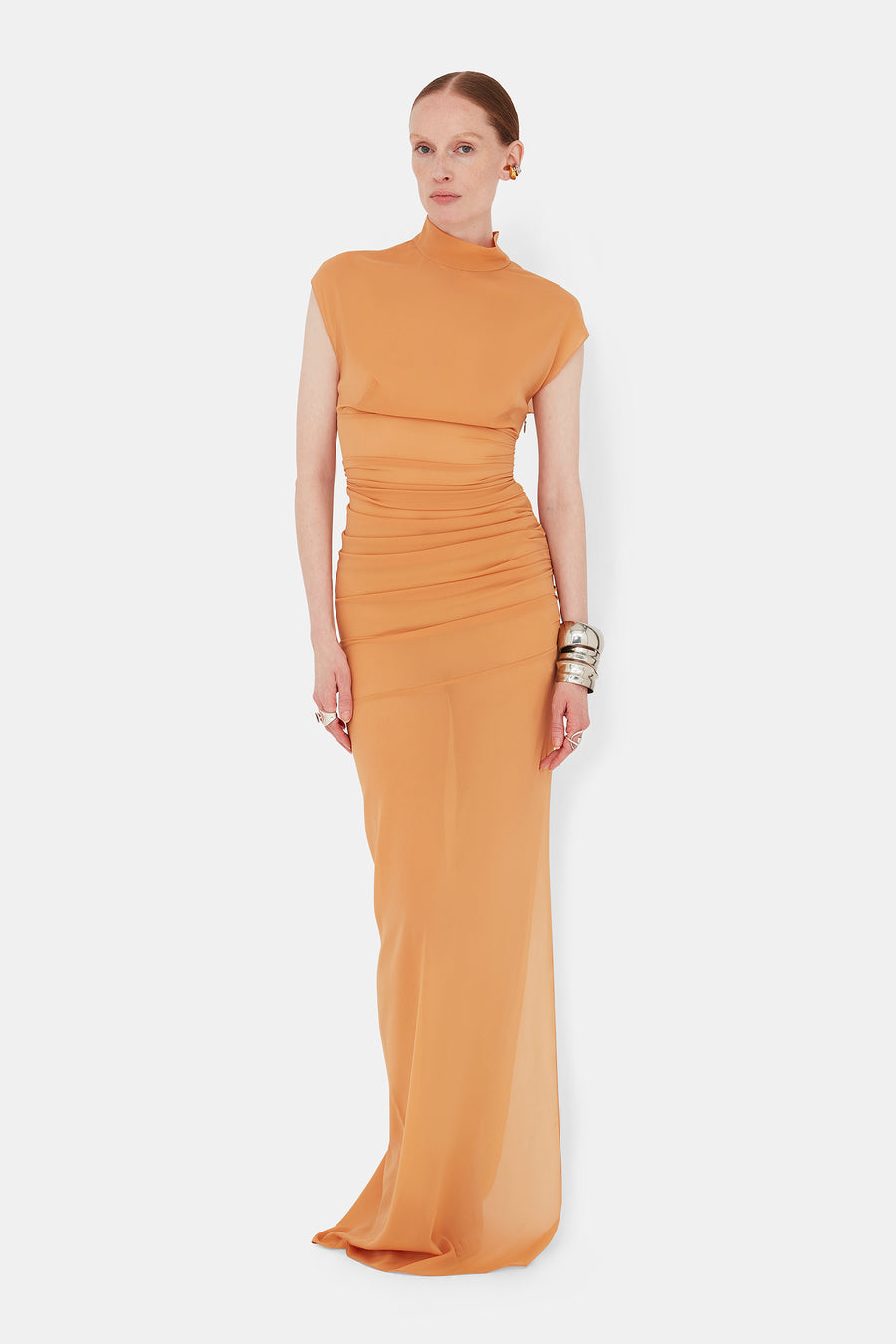 Saturn Gown - Apricot