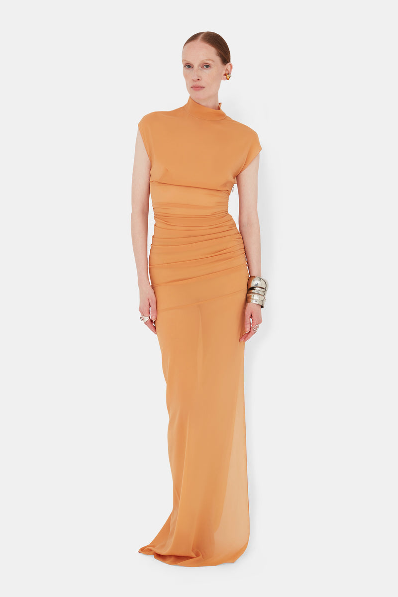 Saturn Gown - Apricot