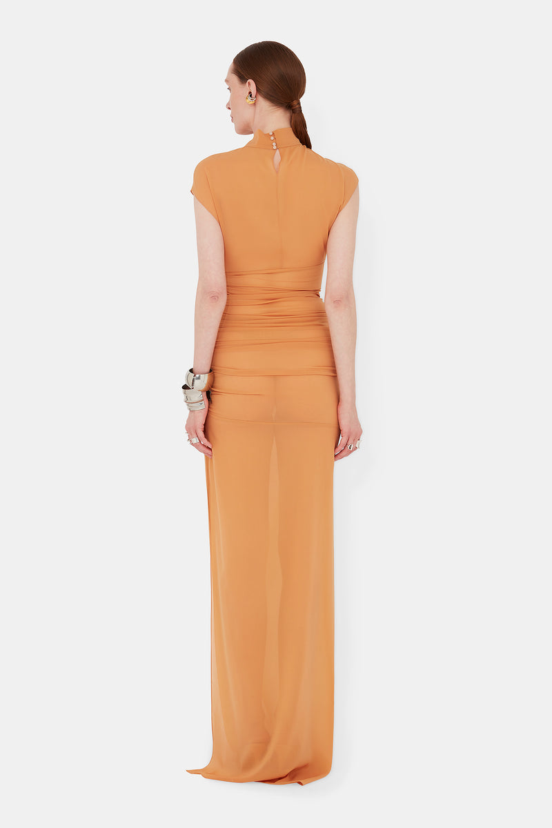 Saturn Gown - Apricot