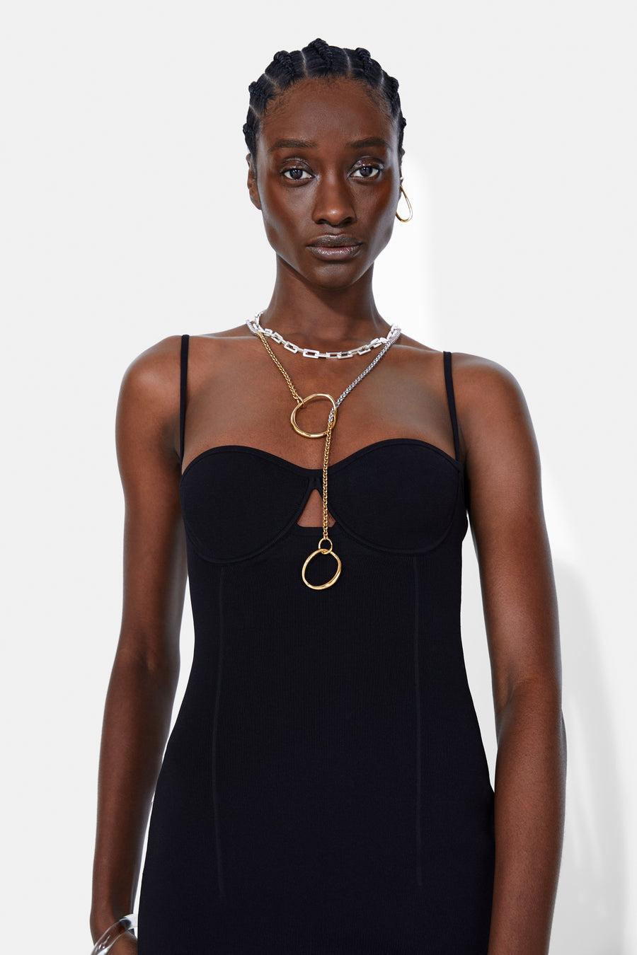 Sculpted Amelia Dress - Black