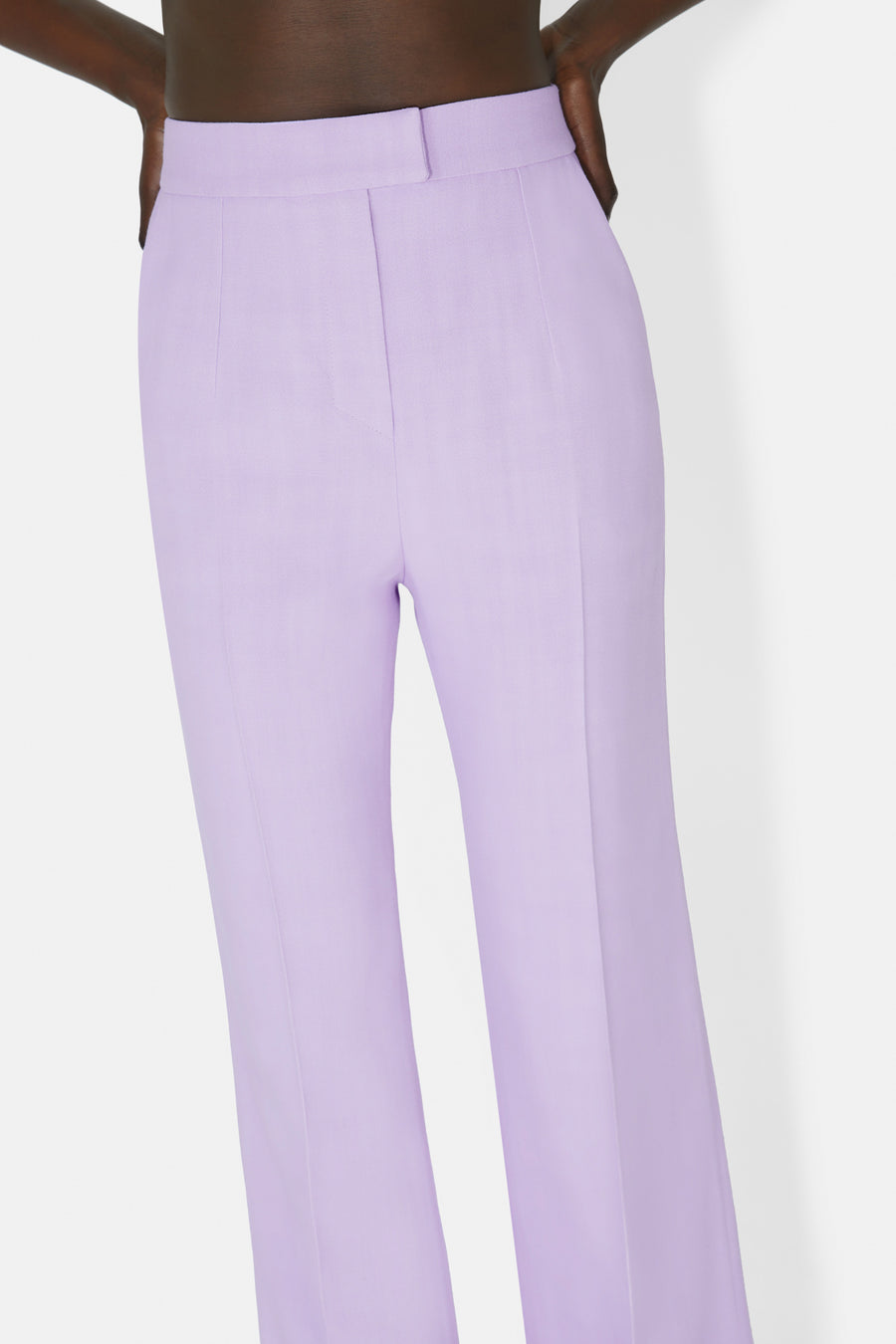 Boyfriend Trousers - Lilac