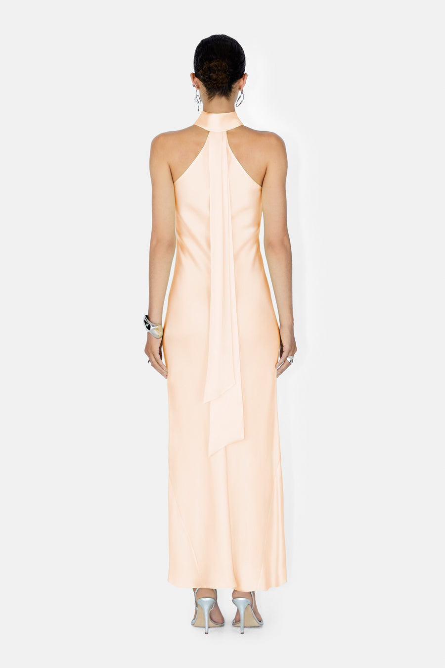 Cropped Pandora Dress - Peach