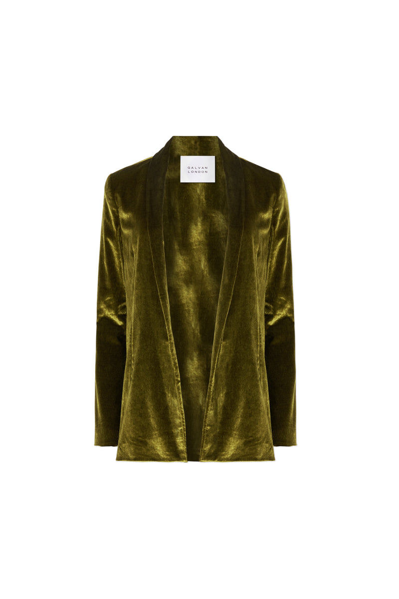 Velvet Julianne Blazer - Olive