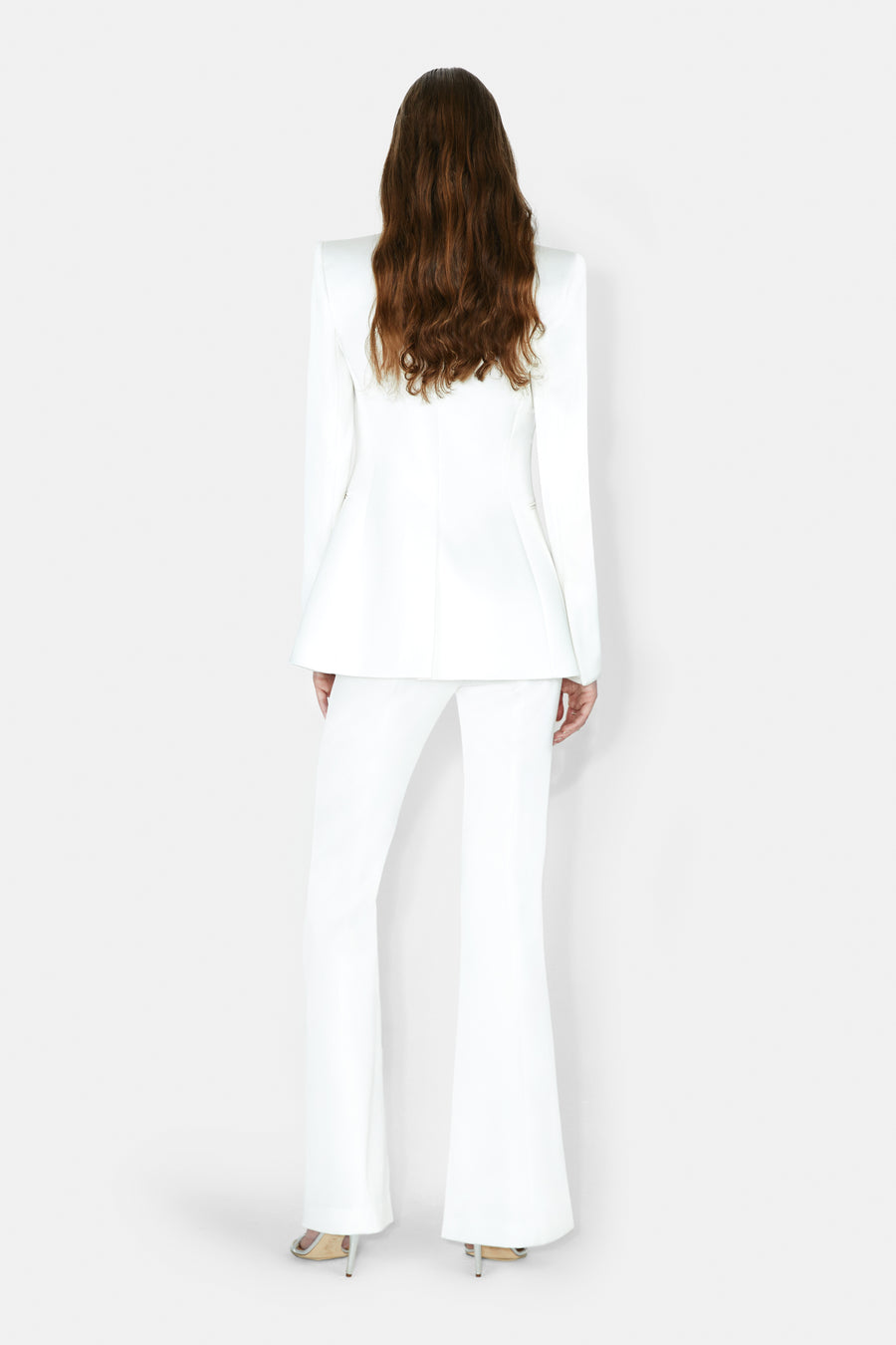 Sculpted Bridal Trousers - Off White