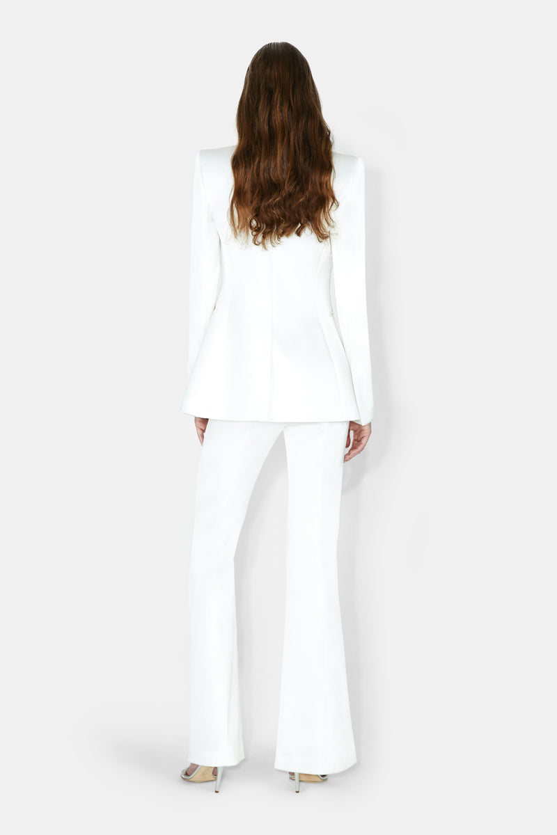 Sculpted Bridal Trousers - Off White