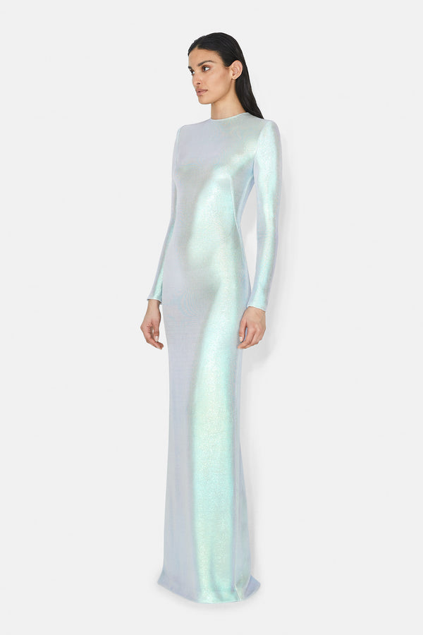 Frieze Long Sleeve Dress - Iridescent