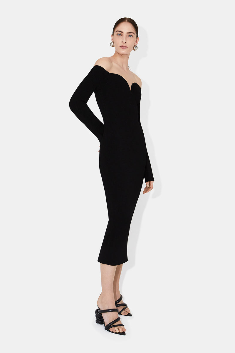 Grace Long Sleeved Dress - Black