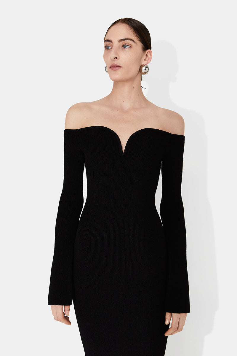 Grace Long Sleeved Dress - Black