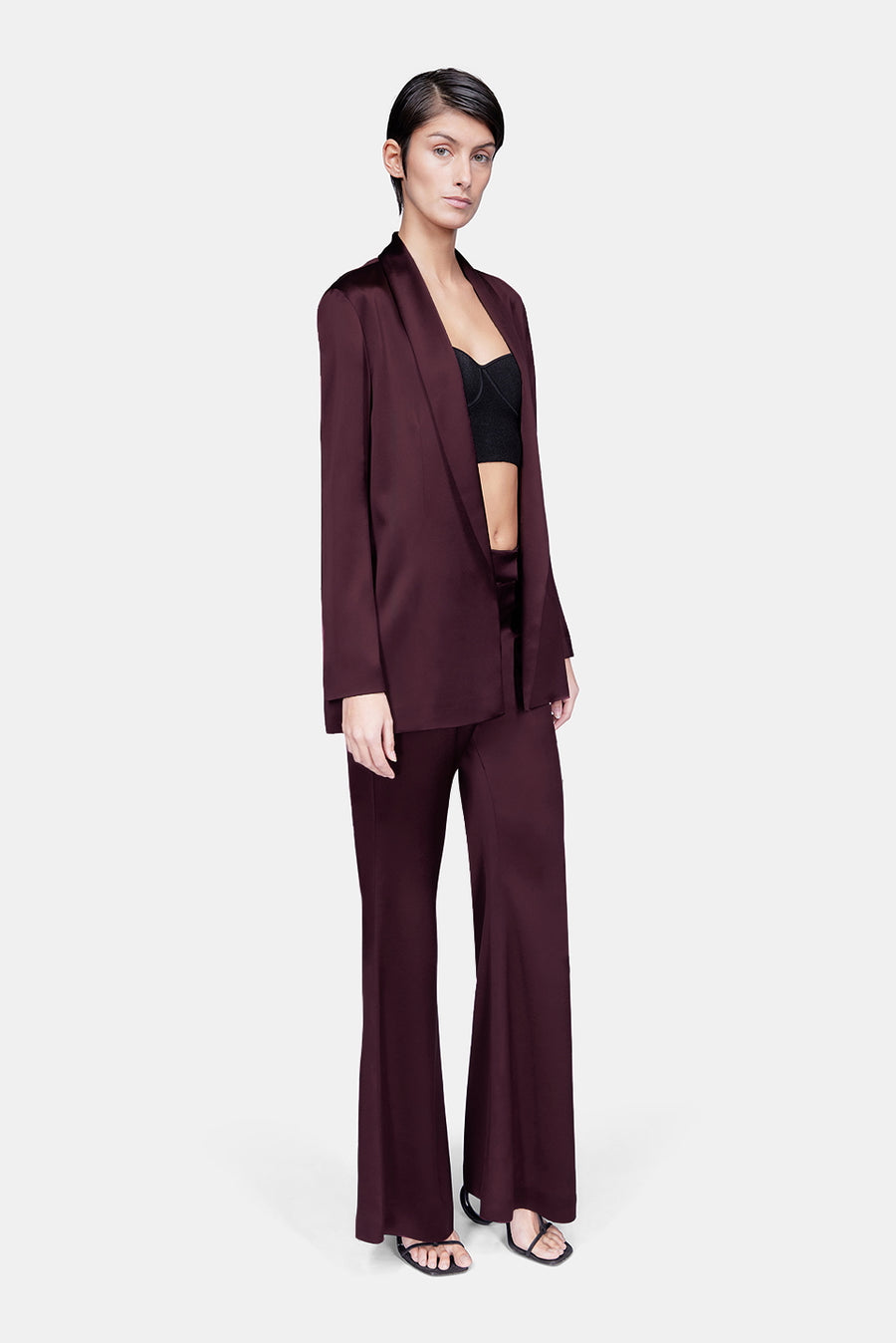 Julianne Trouser - Burgundy