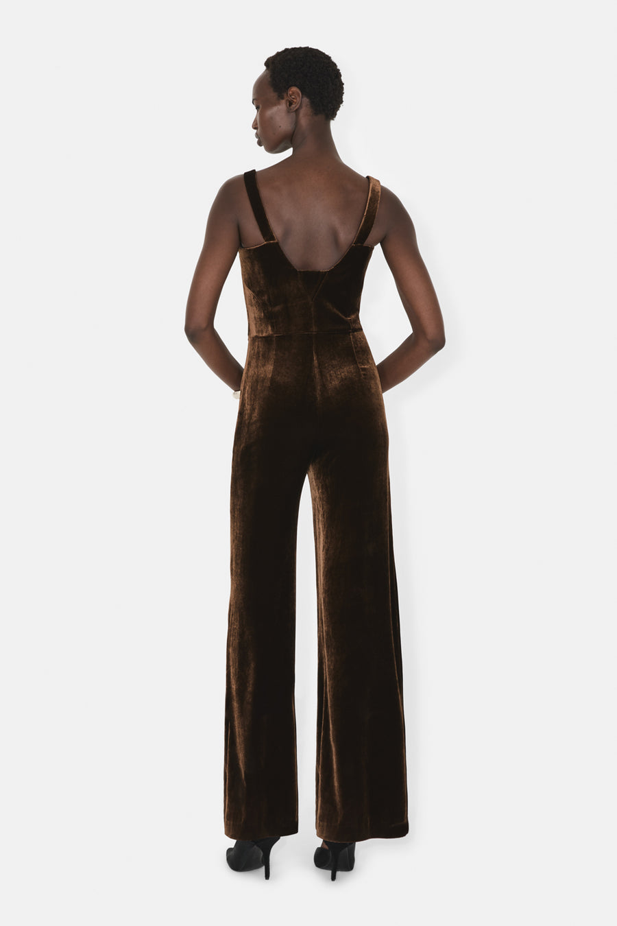 VESPER JUMPSUIT - CHOCOLATE