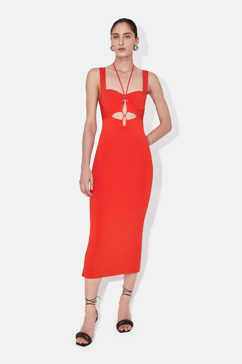 Kali Dress - Coral