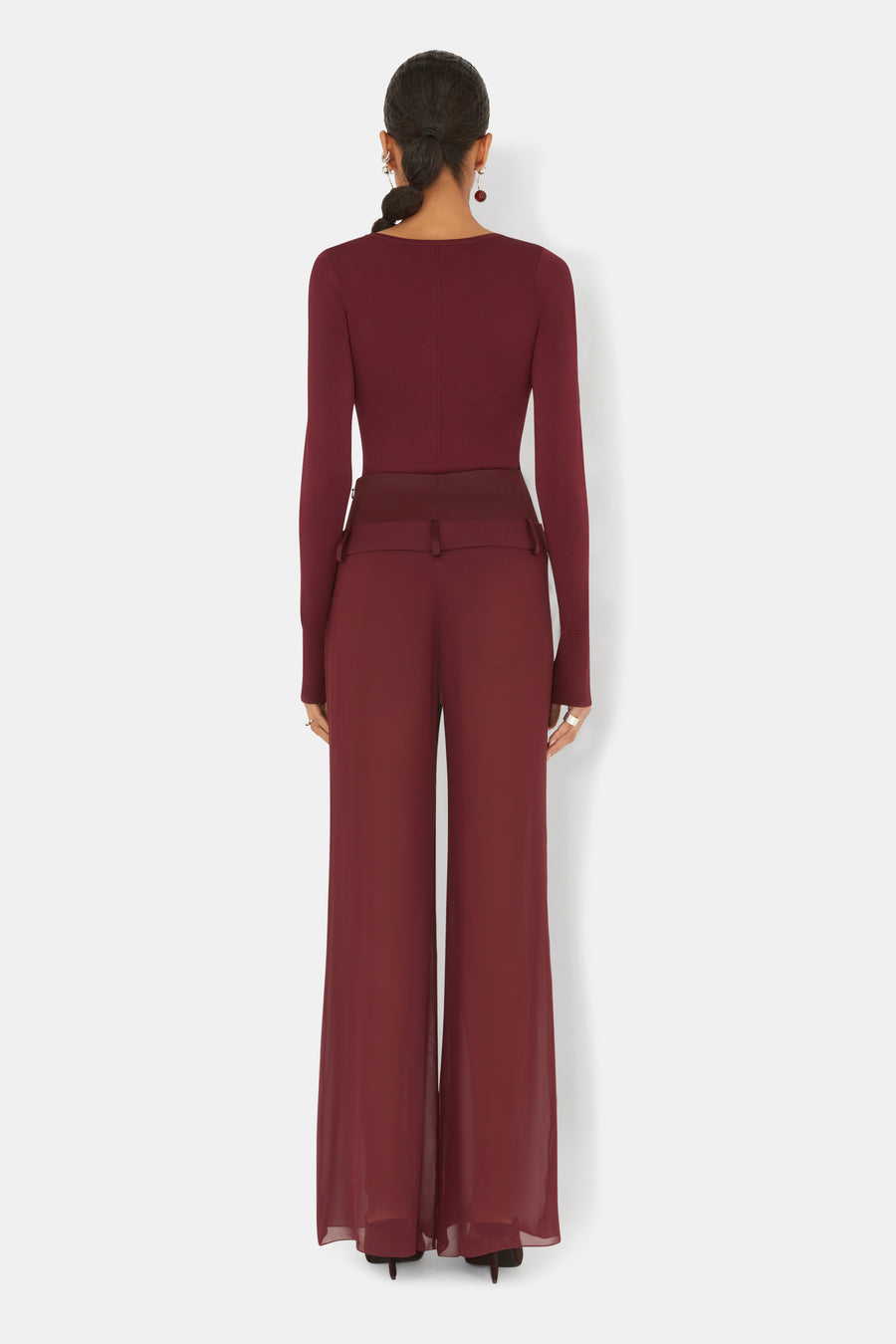 Buttoned Up Body - Mahogany