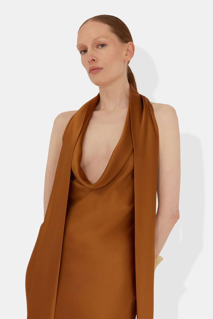 Delphinus Dress - Toffee