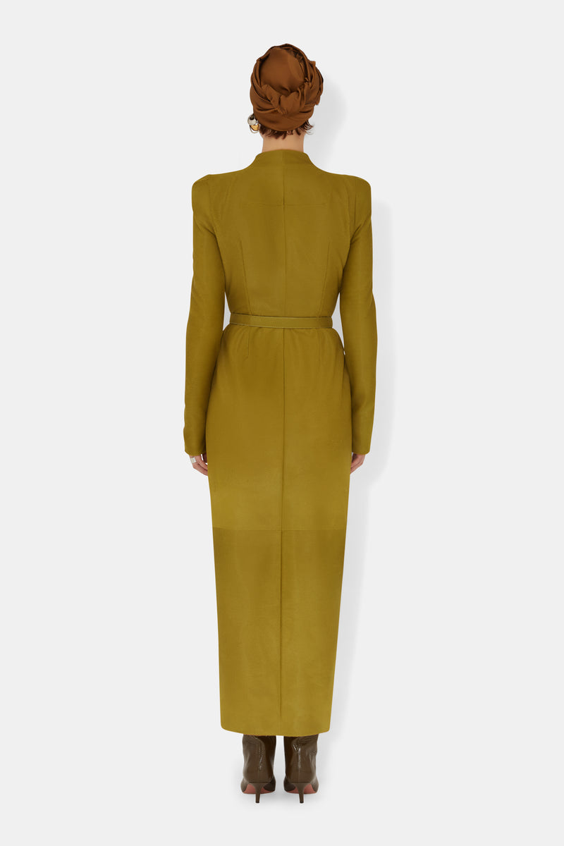 Onyx Coat Dress - Golden Onyx