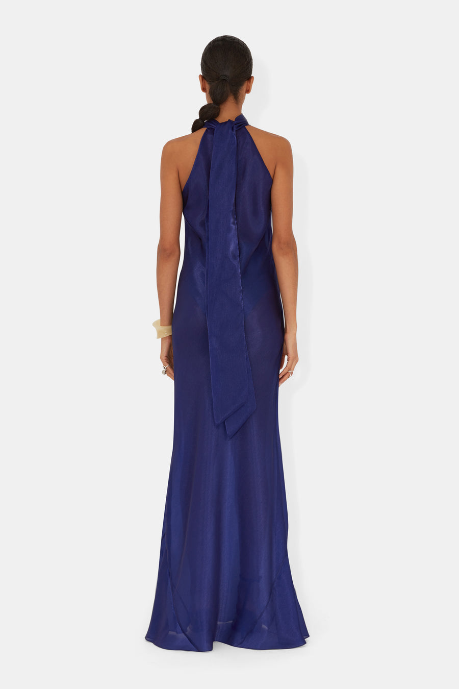 Organza Sienna Gown - Lapis Lazuli