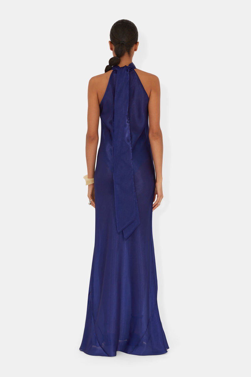 Organza Sienna Gown - Lapis Lazuli