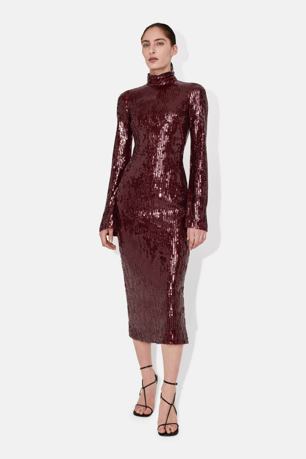 Orb Dress - Blood Red