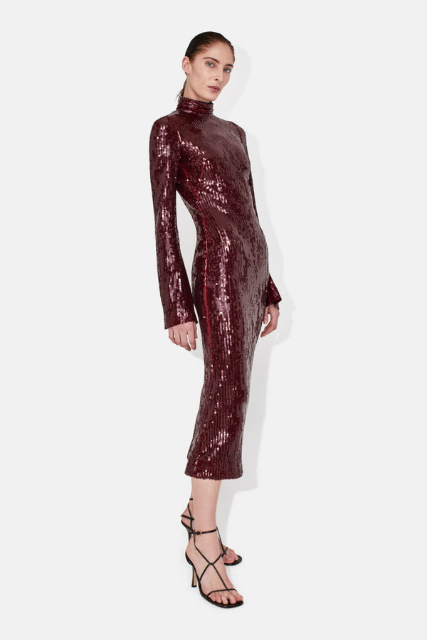 Orb Dress - Blood Red