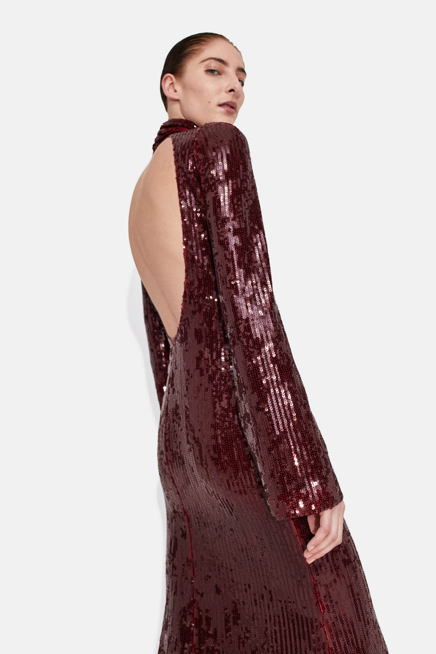 Orb Dress - Blood Red